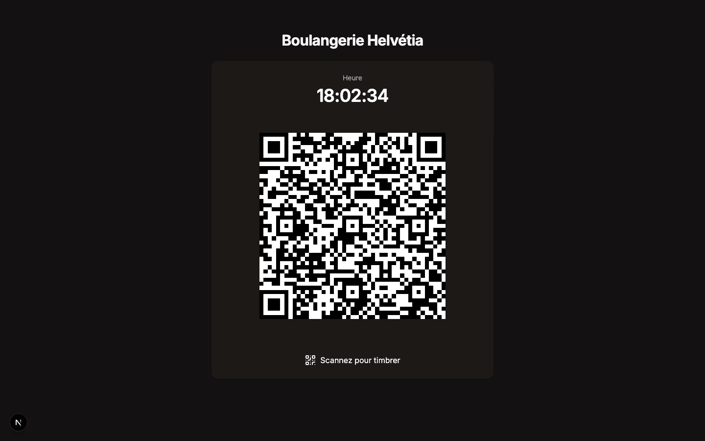 Les points de timbrage QR de Planifi